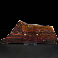 Gebändertes Eisenerz BIF Stromatolithen aus Australien