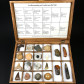 Geschenksidee Fossiliensammlung in Holzkassette