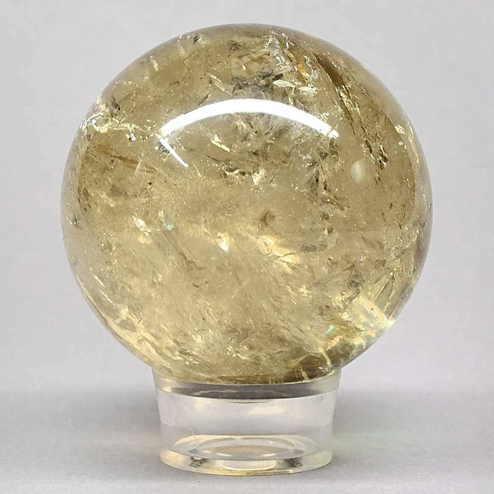 Tolle Rauchquarz Edelstein Kugel 6 cm aus Brasilien günstig kaufen