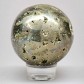 Tolle handgeschliffene Pyrit Edelstein Kugek 62 mm Durchmesser