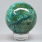 Herrliche Chrysokoll Edelstein Kugel handgeschliffen ca. 60 mm Größe